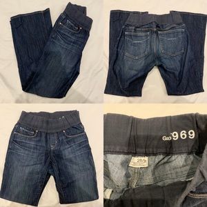 EUC/VGUC sz 28/6A Gap 1969 Maternity denim jeans